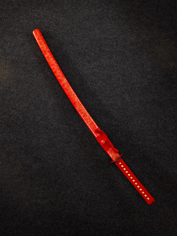 Red Jade Katana (1060 Carbon Steel) For Sale