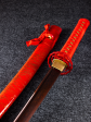 Red Jade Katana (1060 Carbon Steel) For Sale