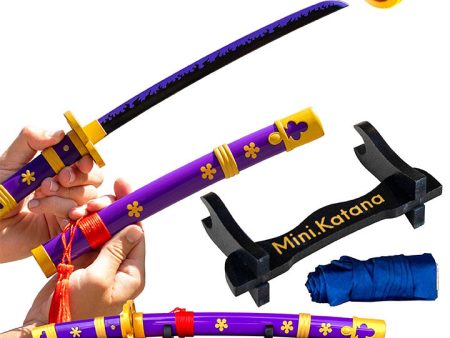 15-inch Purple Enma Mini Katana Hot on Sale