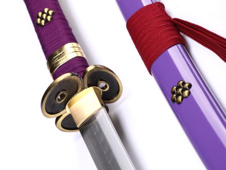 Battle-Ready Purple Enma Katana (1095 Carbon Steel) Online now