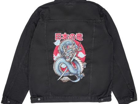 Dragon Denim Jacket - Nihon No Ryu Cheap