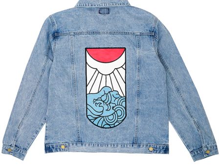 Denim Jacket - Hanafuda on Sale