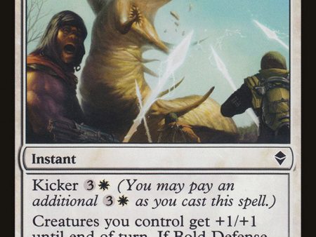 Bold Defense [Zendikar] Hot on Sale