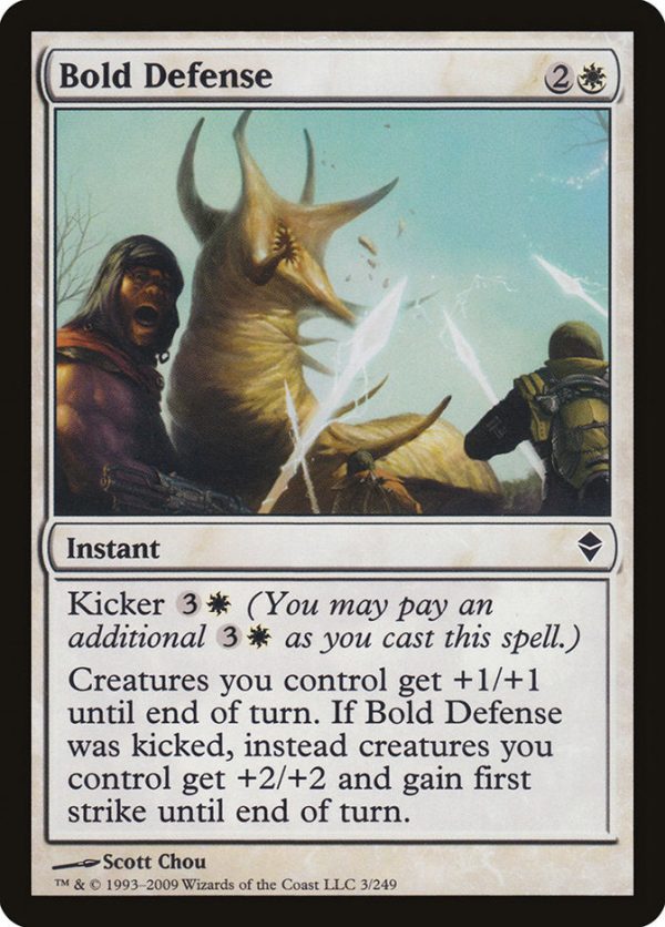 Bold Defense [Zendikar] Hot on Sale