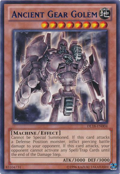 Ancient Gear Golem (Red) [DL18-EN004] Rare Online