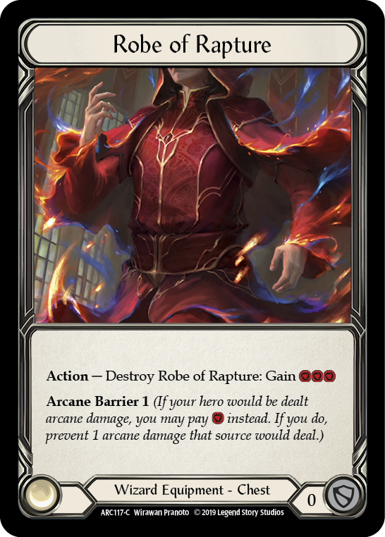 Robe of Rapture [ARC117-C] 1st Edition Cold Foil on Sale