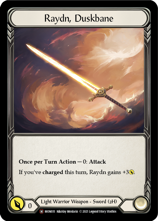 Raydn, Duskbane [U-MON031-RF] Unlimited Rainbow Foil Cheap